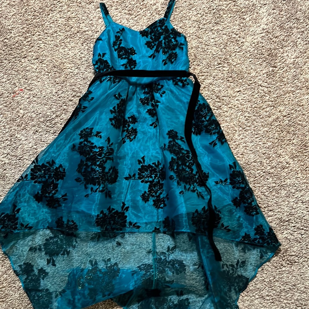 Green dress size 12 girls